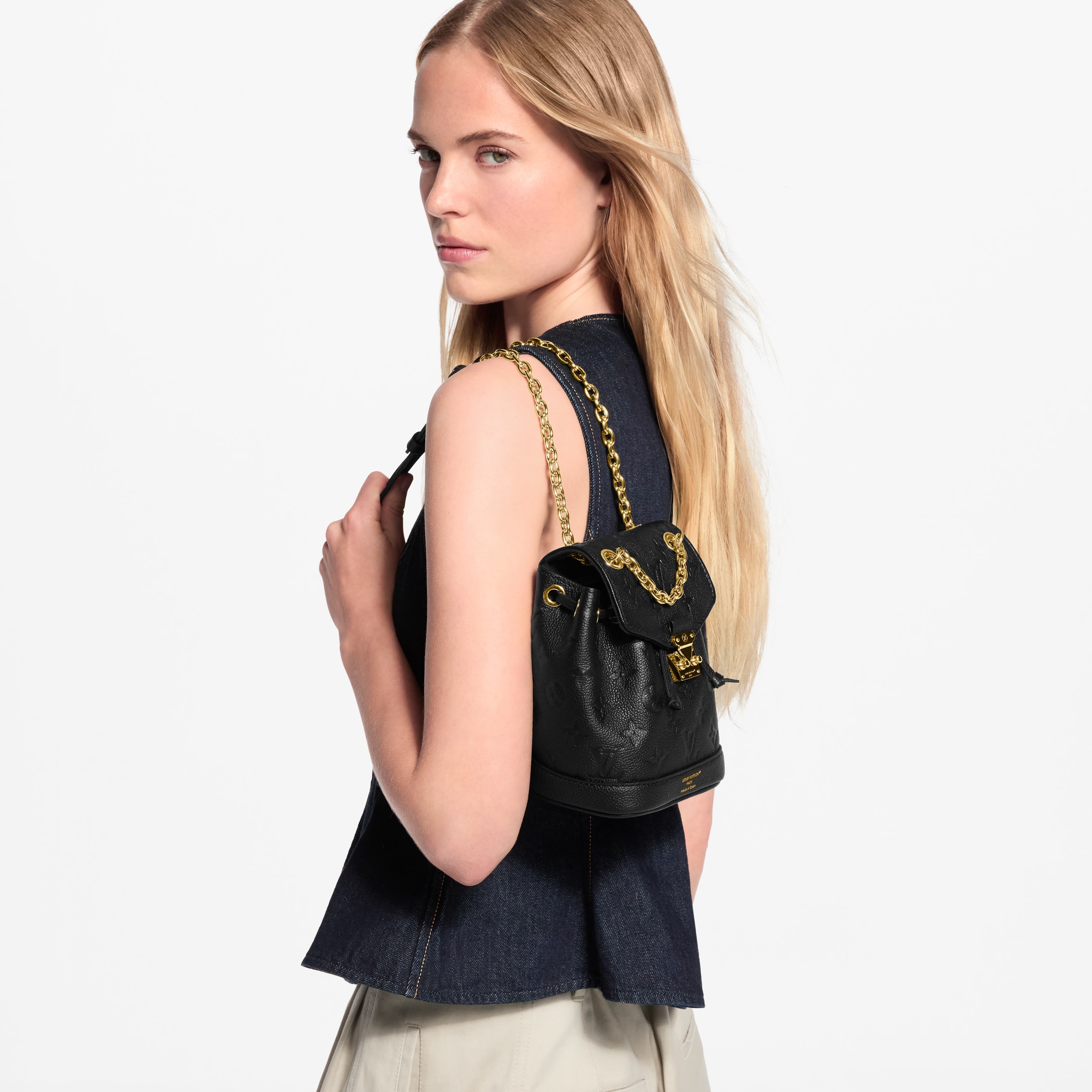 Nano Noé Backpack Monogram Empreinte Leather - Women - Small